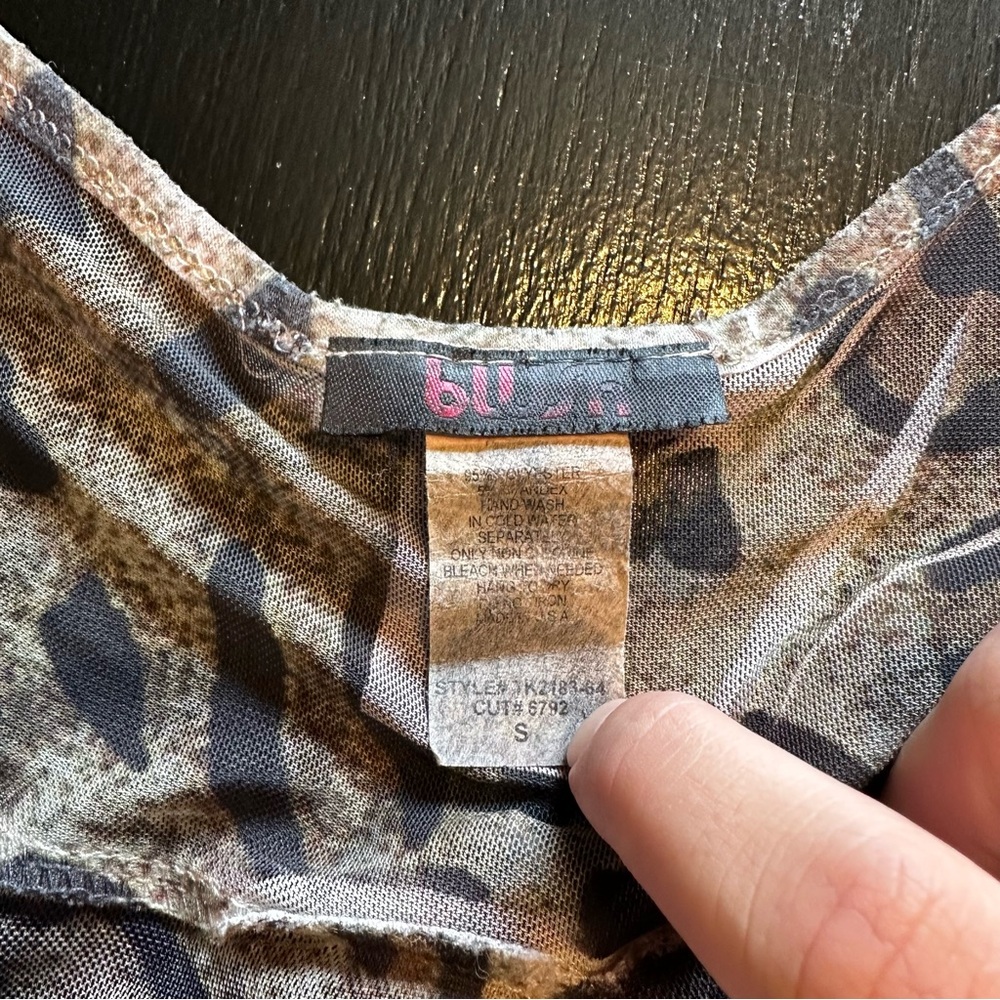 Vintage Small Cleopatra King Tut Sheer Costume Trisha Paytes Tank Top 90s y2k - Picture 2 of 7